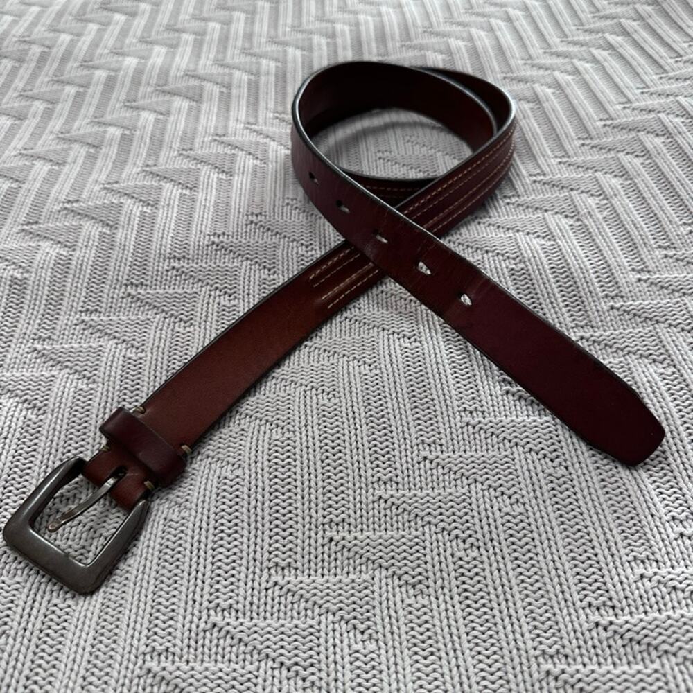 Cole Haan brown leather belt size 40